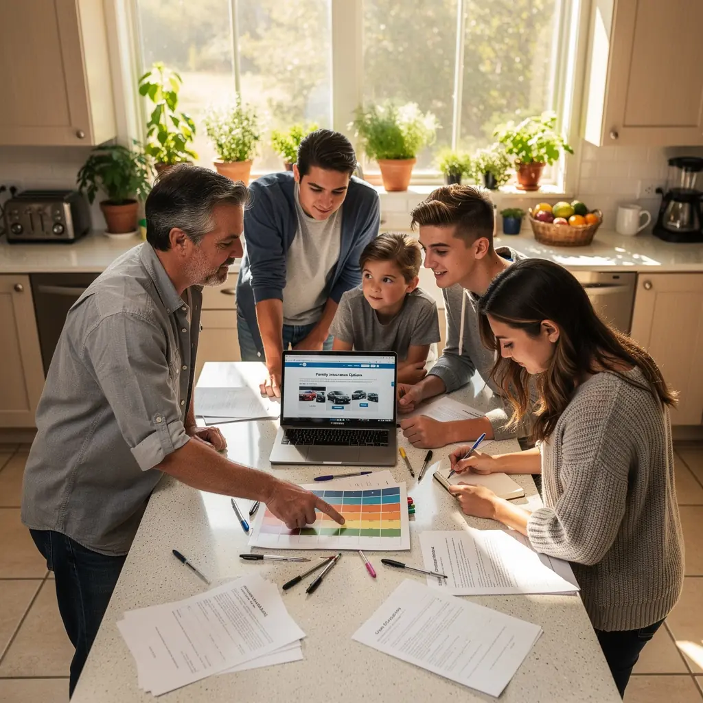 Porównanie różnych planów ubezpieczenia samochodowego dla rodzin z wieloma pojazdami